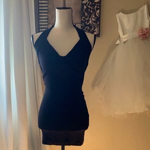 Sexy black Halter Dress